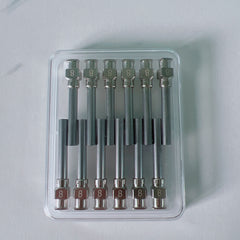 25 Single Tube Stainless Steel Metal Snap Lab Glue Filling Needle