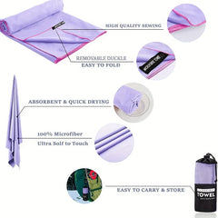 Microfiber Beach Towel Travel Sports Towel Absorbent Quick Drying Towel