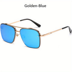 Men's Retro Large Frame UV Protection Sunglasses