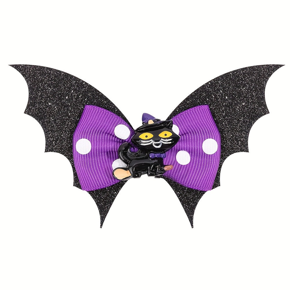 Halloween Double Bat Wing Hair Clip