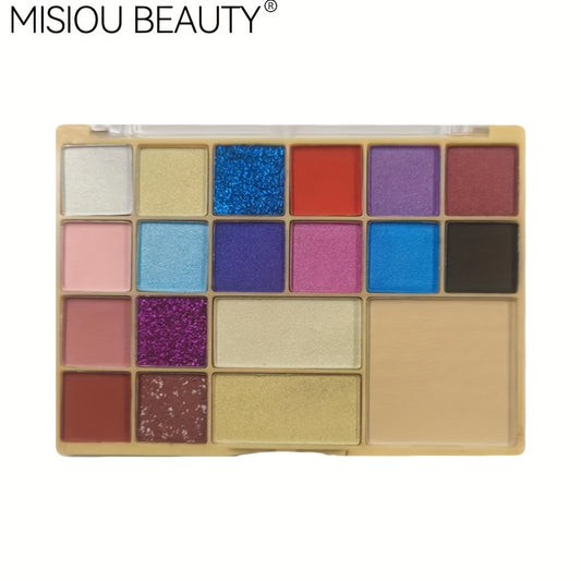 19 Colors Eyeshadow Palette Brightening Highlighting Blush Contouring Makeup