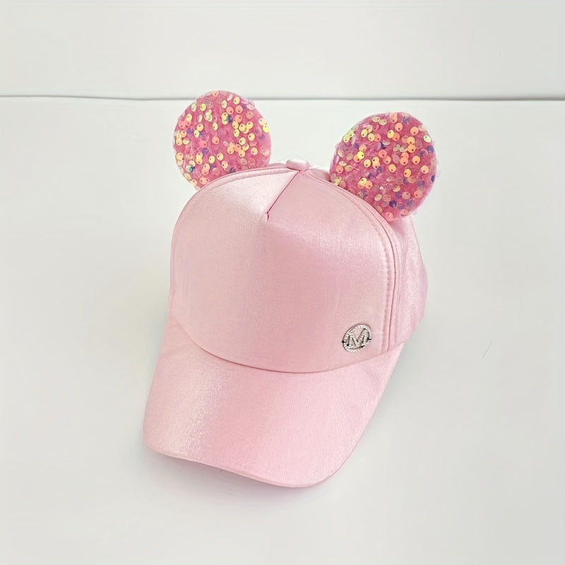 Kids Big Eared Duck Tongue Sun Hat Girls Summer Princess Style