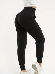 High Waist Casual Sweatpants With Pocket Jogger Running Pants
