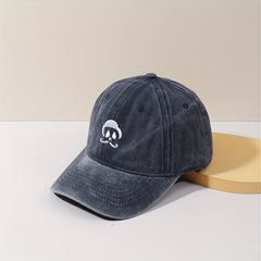 Little Old Man Embroidery Baseball Cap Sun Hat for Men and Women
