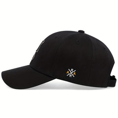 Poker K Embroidery Baseball Cap Adjustable Sports Hats Casual Sunscreen Dad Hat