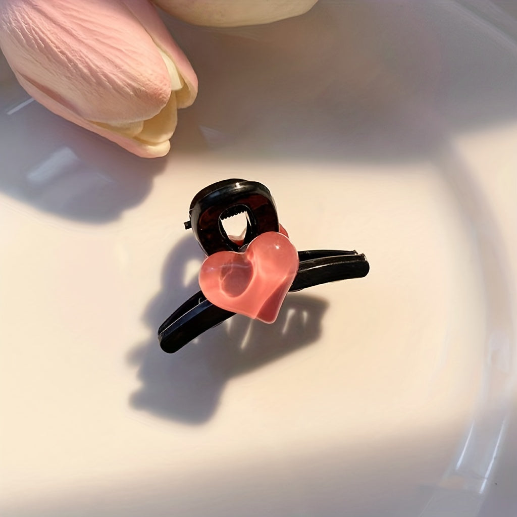 10pcs Heart Princess Claw Clip for Girls