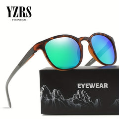 Polarized Round Frame Sunglasses UV Protection