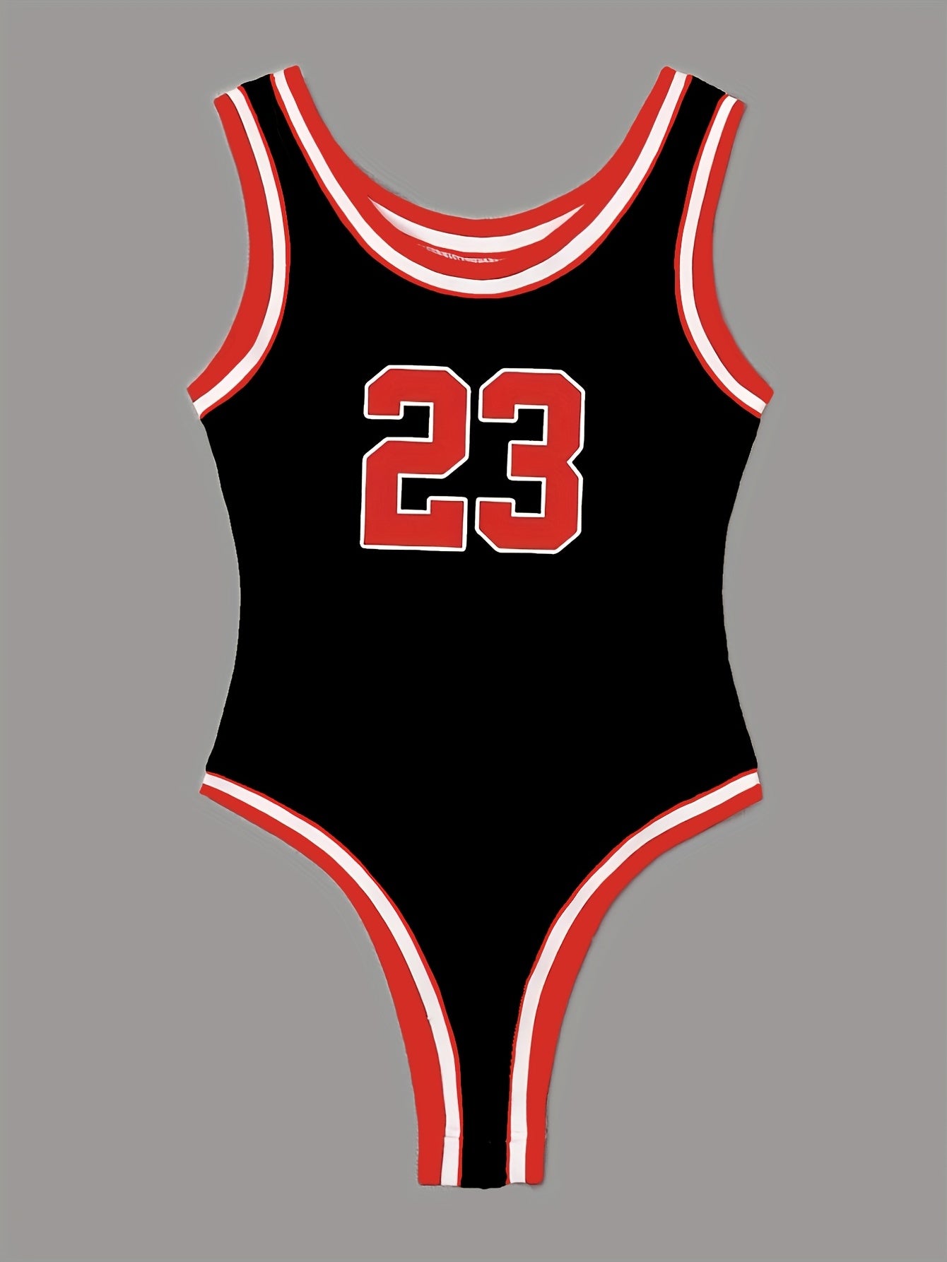 Sleeveless Sexy Block Bodysuit Women's Clothing