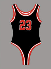 Sleeveless Sexy Block Bodysuit Women's Clothing