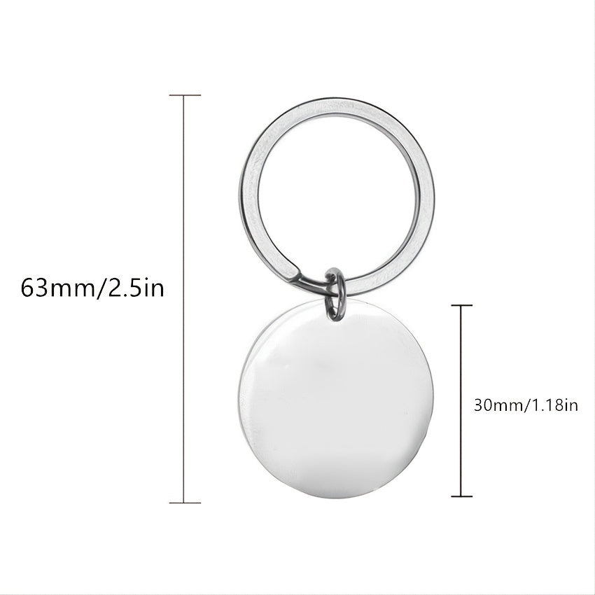 Stainless Steel Keychain Christmas Gift