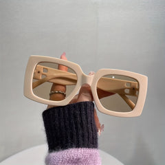 Vintage Oversized Sunglasses Y2K Hiking Sunshade Eyeglasses