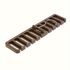 Foldable Belts Storage Hanger 10 Grids Clothes Rack Ties Belts Organizer