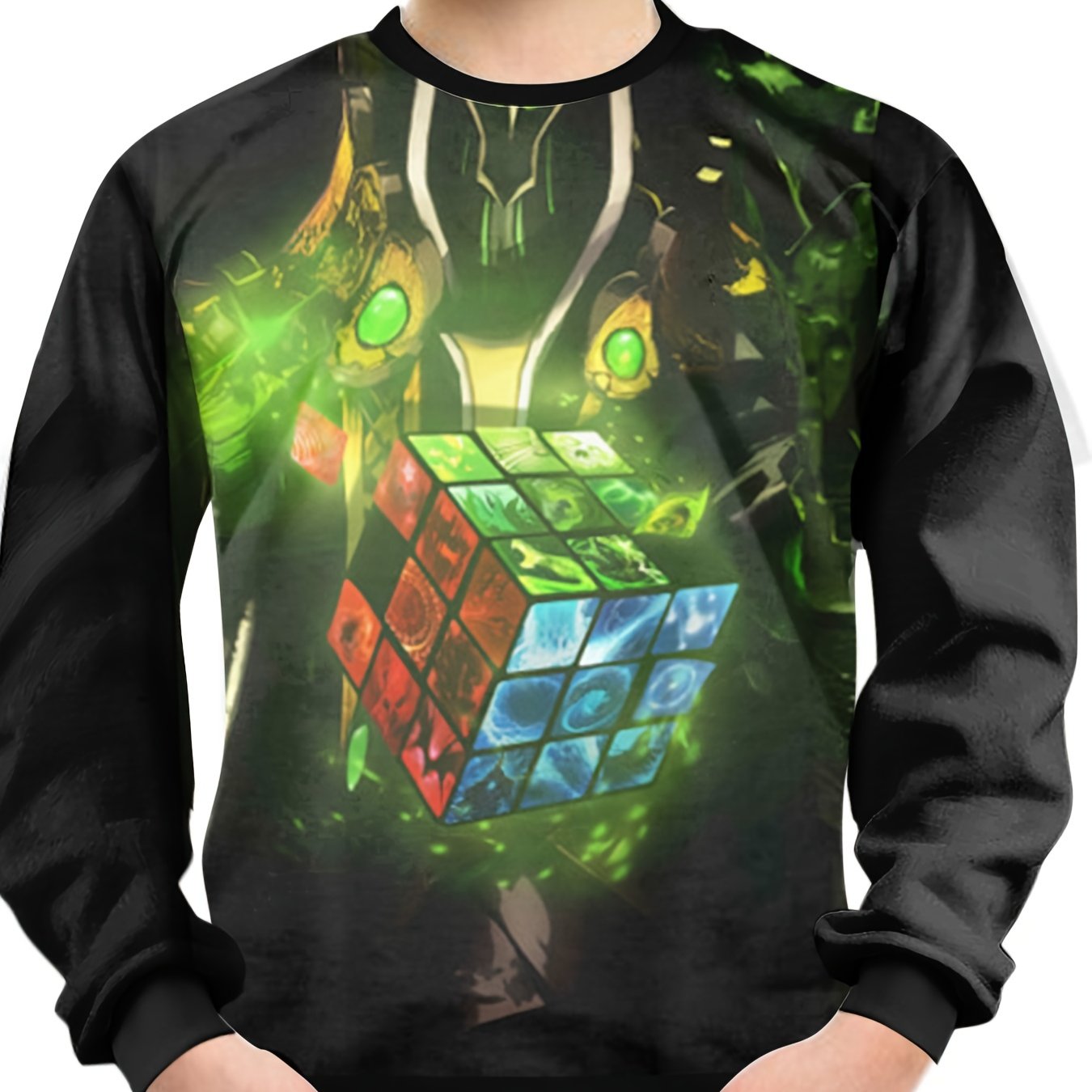 Jigsaw Cube Print Kid's Sweatshirt Unisex Pullover