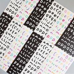 2pcs Cartoon DIY Journal Decorative Sticker Set