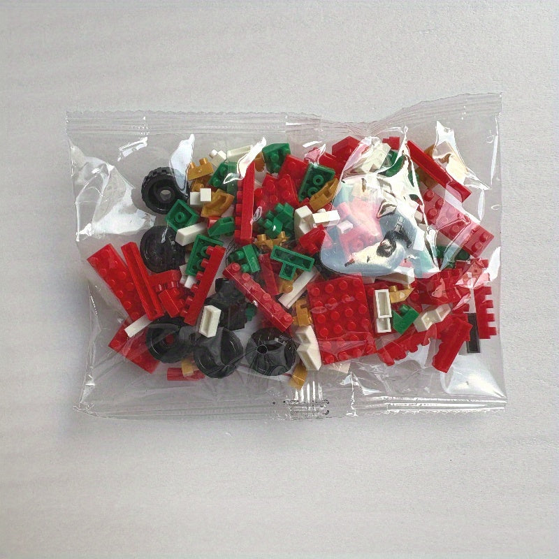 Mini Christmas Building Blocks Santa Elves Snowmen Train Characters