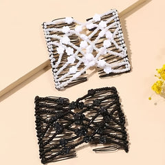 Double Stretching Combs Hair Bun Maker Hair Styling Tools