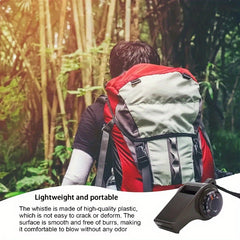 3 in 1 Emergency Whistle Compass Thermometer