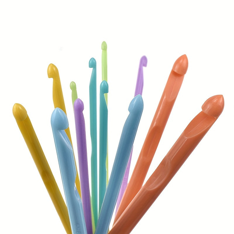 12pcs Afghan Carpet Crochet Hooks Set 47inch Tunisian Hooks E-O 3-12mm Needles
