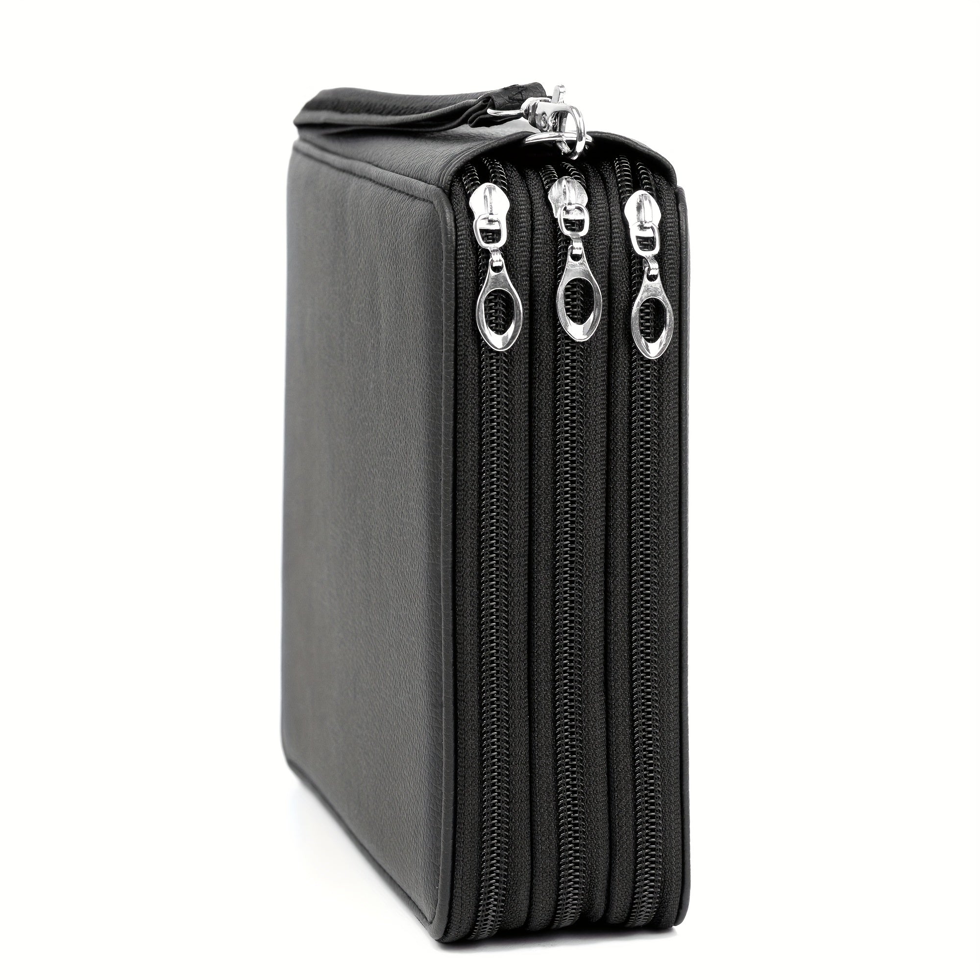 120 Slot Colored Pencil Organizer PU Leather Pencil Case