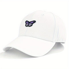Butterfly Embroidery Patch Baseball Cap Candy Dad Hats Adjustable