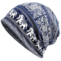 Men's Elastic Wrap Head Soft Woolen Cap