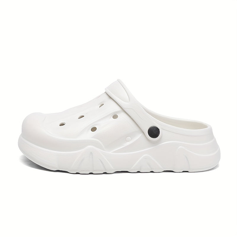 Men's Lightweight Comfy Clogs Hollow Out Non Slip Garden Shoes Summer
