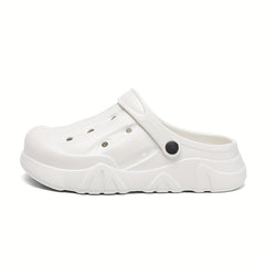 Men's Lightweight Comfy Clogs Hollow Out Non Slip Garden Shoes Summer