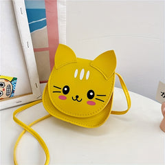 Kids Cat Shoulder Bag Crossbody Coin Purse for Girls