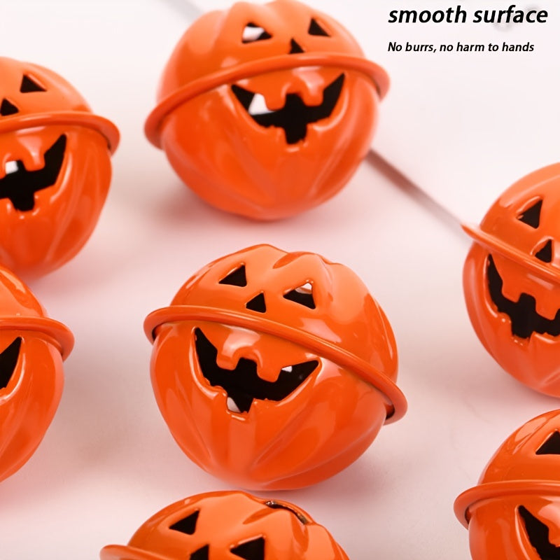 Halloween Funny Pumpkin Bell Pet Keychain DIY Jewelry Accessories Bag Hanger