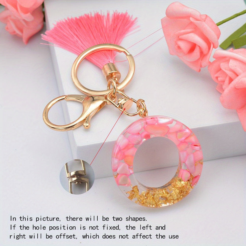 Letter Keychain With Tassel English Alphabet Keyring For Car Backpack