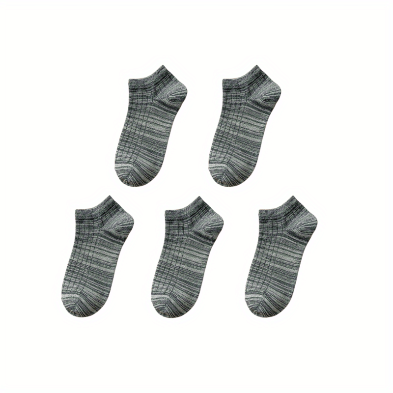 5 Pairs Soft Lightweight Ankle Socks for Women All Match Stockings