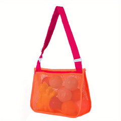 Kids Casual Mesh Beach Bag Shell Collecting Bag