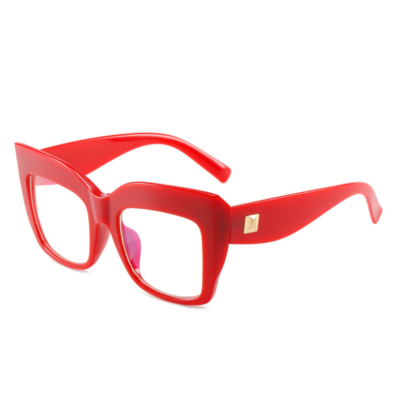 Square Light Blocking Glasses For Women Anti Eyestrain Eyeglasses