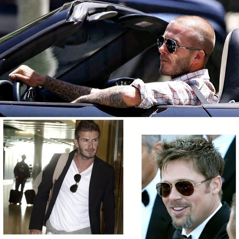 Polarized Sunglasses for Men Driving Sun Glasses Vintage Pilot UV400
