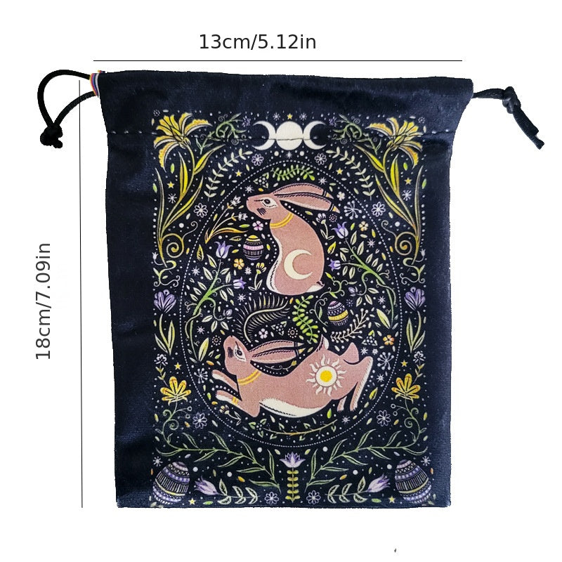 Velvet Drawstring Tarot Package Storage Bag Gift Bag For Kids Birthday Party