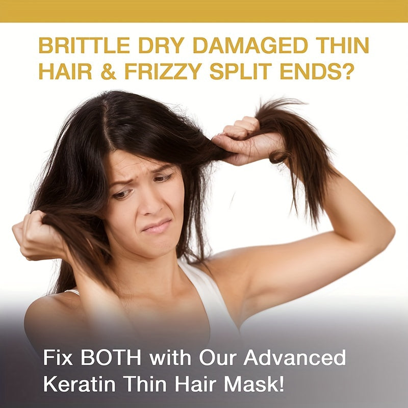 250ml Keratin Hair Mask Deep Conditioner Biotin Protein Hair Mask