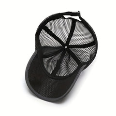Unisex Sunshade Breathable Baseball Cap With Letter Embroidery