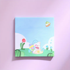 50pcs Cartoon Sticky Note Book Tearable Small Book Memo Small Fresh Note