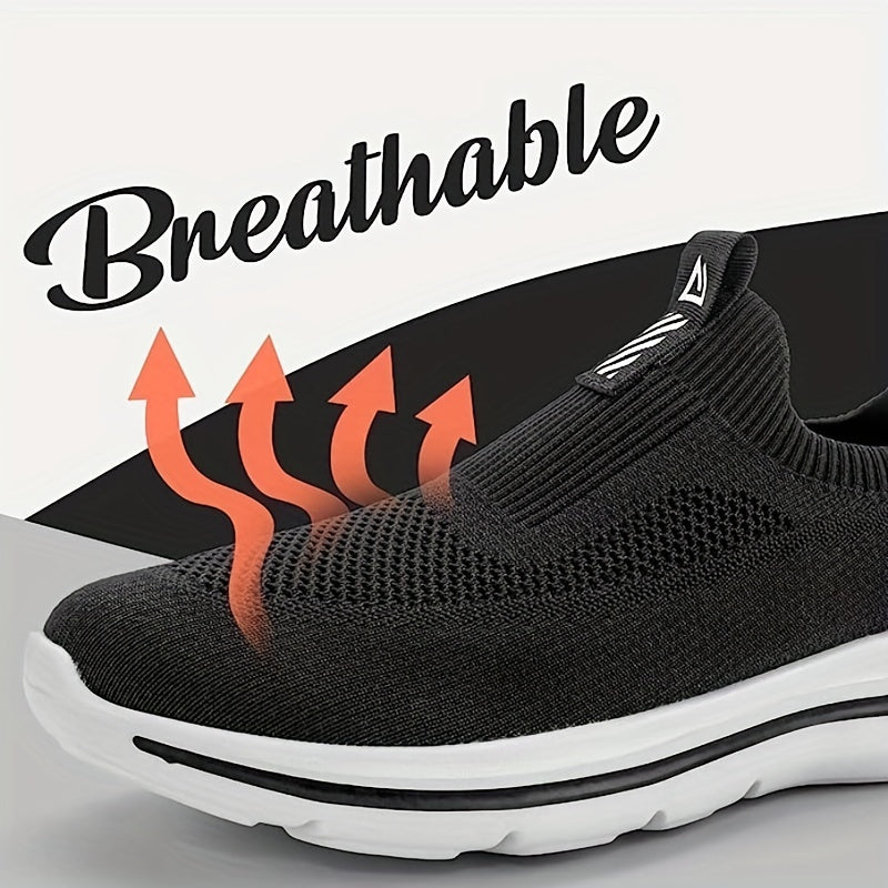 Men's Slip on Sneakers Lightweight Athletic Shoes Breathable Walking Shoes