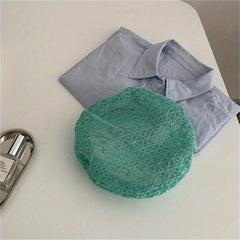 Mesh Beret Thin Breathable Cap