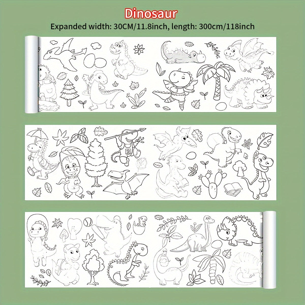 Creative Doodle & Painting Roll for Ages 3 Develop Creativity and Motor Skills