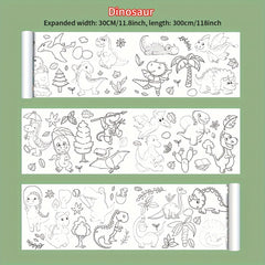 Creative Doodle & Painting Roll for Ages 3 Develop Creativity and Motor Skills