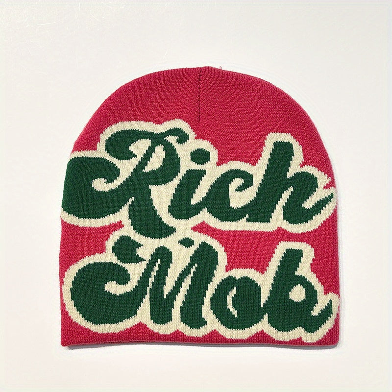 Colorful Knit Beanie Hat for Men and Women - Autumn/Winter