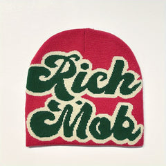 Colorful Knit Beanie Hat for Men and Women - Autumn/Winter