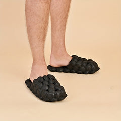 Massage Bubble Slides Cushioned Spa Slippers Golf Ball Slides Cloud Slippers
