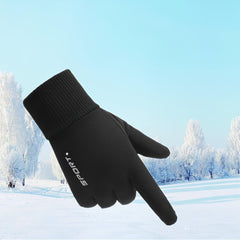 Winter Touch Screen Cycling Gloves Windproof Warm Thick Fitness Gloves