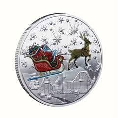 1pc Merry Christmas Collection Coin Gift Coin
