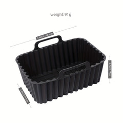 3pcs Silicone Liner For Air Fryer Reusable Food Safe Non-stick Baking Pan