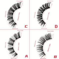 Dramatic Strip Lashes Extensions Wispy 7 Pairs