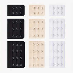 9pcs Bra Strap Extenders Comfortable Adjustable Band Women's Lingerie Accessorie